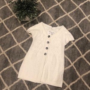 White Aeropostale sweater with buttons  S